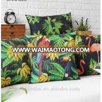 High quality printing pillow sofa Linen cotton cutomized cushion cover