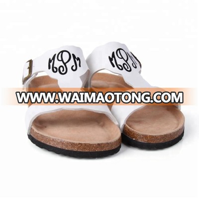 Adjustable Strap Personalized Monogrammed Sandals