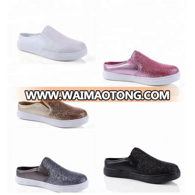 Wholesale New Style Fashion Glitter Slide Sneaker