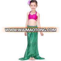 S64835A New Baby Girls Swimwear Bikini Children Mermaid Design Swimsuit