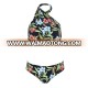 In Stock Supply Floral Pattern Halter Neck Swimwear Plus Size